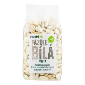 Country Life Fazole bílá velká 500 g BIO