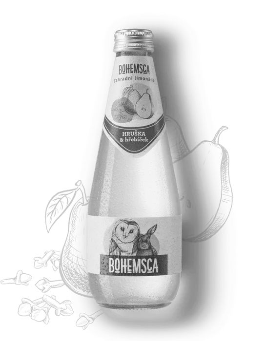 Bohemsca Limonáda Hruška a hřebíček 300ml