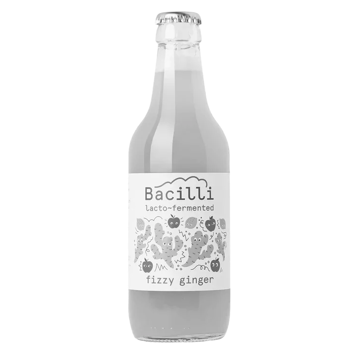 Bacilli Fermentovaná limonáda Fizzy ginger 330 ml BIO