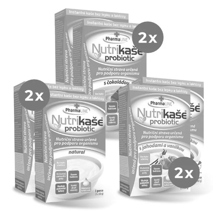 Mogador Nutrikaše mix příchutí 6x180g