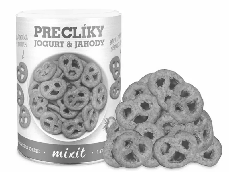 Mixit Preclíky - Jogurtová čokoláda s jahodami 250g