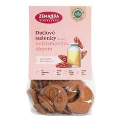 Biopekárna Zemanka Datlové bio sušenky s citronovým olejem 100g BIO