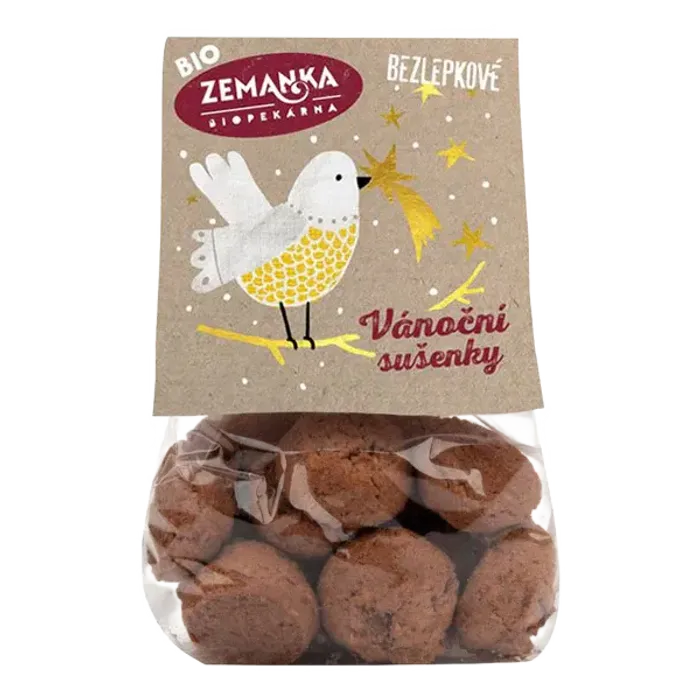 Biopekárna Zemanka Sušenky vánoční bezlepkové 100g Bio