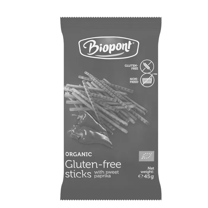 Biopont Slané paprikové tyčinky bez lepku 45 g BIO