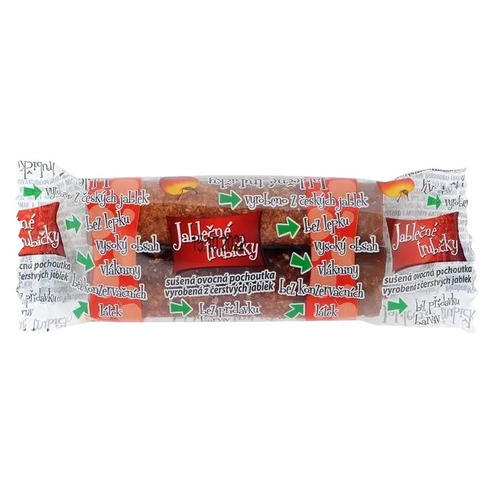 Bioprodukt Trubičky jablečné s karobovou polevou 24 g