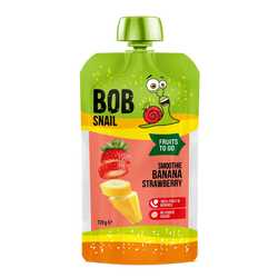Bob Snail Kapsička smoothie banán a jahoda 120 g