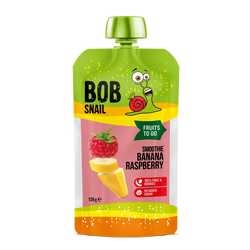 Bob Snail Kapsička smoothie banán a malina 120 g