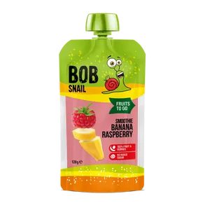 Bob Snail Kapsička smoothie banán a malina 120 g