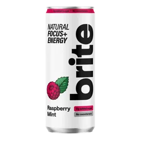 Brite Energetický nápoj malina máta 330 ml
