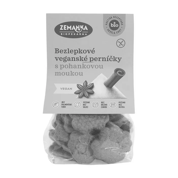 Biopekárna Zemanka Veganské perníčky bezlepkové 100g BIO
