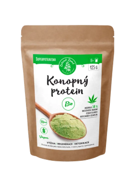 Zelená Země Konopný protein 125 g BIO