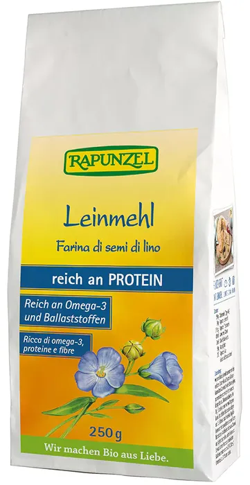 Rapunzel mouka lněná jemně mletá 250g BIO