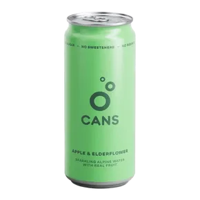 CANS Jemně perlivá voda Jablko a bezinka 330 ml
