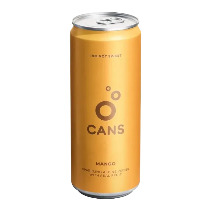 CANS Jemně perlivá voda Mango 330 ml