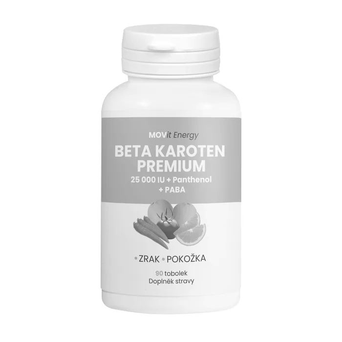MOVit Beta karoten 25000 IU + Panthenol + PABA 90 tobolek