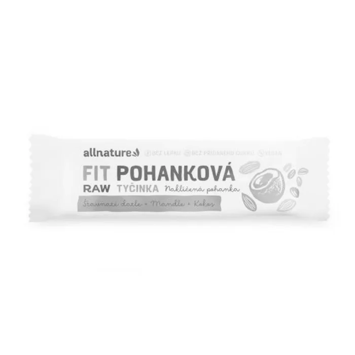 Allnature Bezlepková pohanková tyčinka kokos, datle, mandle 45g