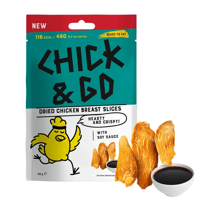 Chick&Go Kuřecí chipsy se sójovou omáčkou 30 g