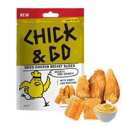 Chick&Go Kuřecí chipsy s medem a hořčicí 30 g