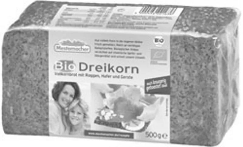Mestemacher Chléb ze tří zrn 500g Bio