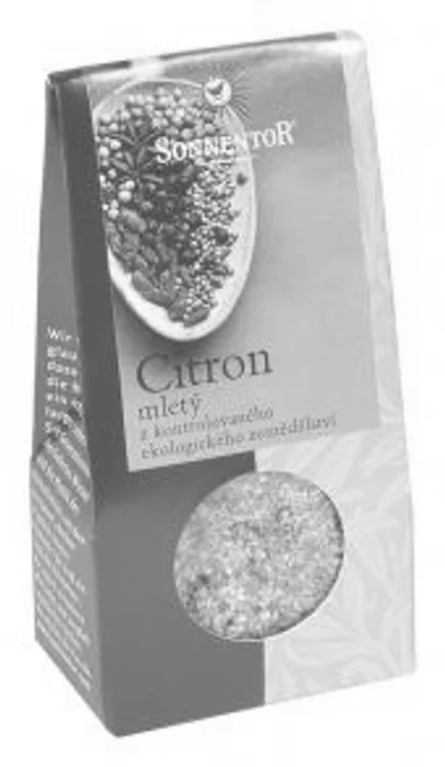 Sonnentor Koření citron mletý 25g Bio