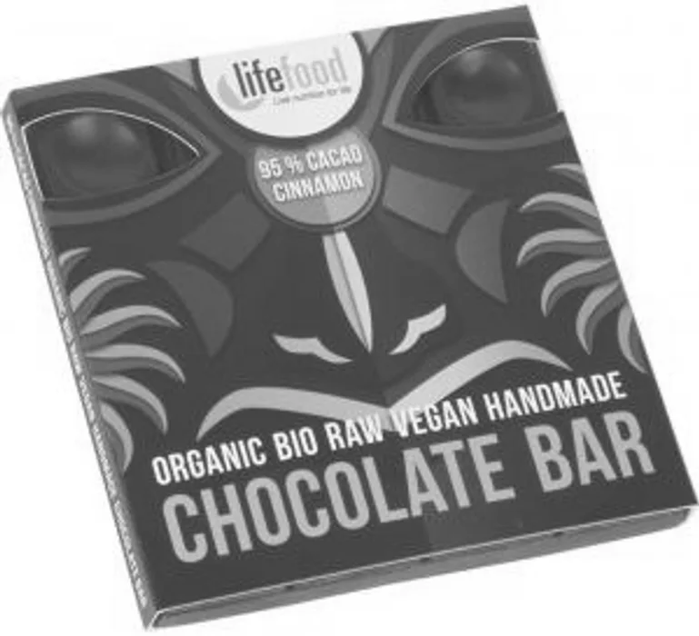 Lifefood Raw čokoláda z nepraženého kakaa BIO 95% kakao se skořicí 35g