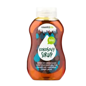 Country Life Sirup kokosový 250 ml / 345 g BIO