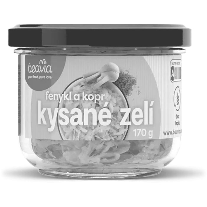 Beavia Kysané bílé zelí s fenyklem a koprem 170 g