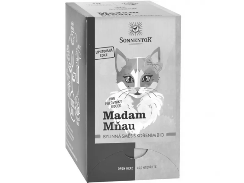Sonnentor Čaj Madam Mňau 18x1,5g Bio