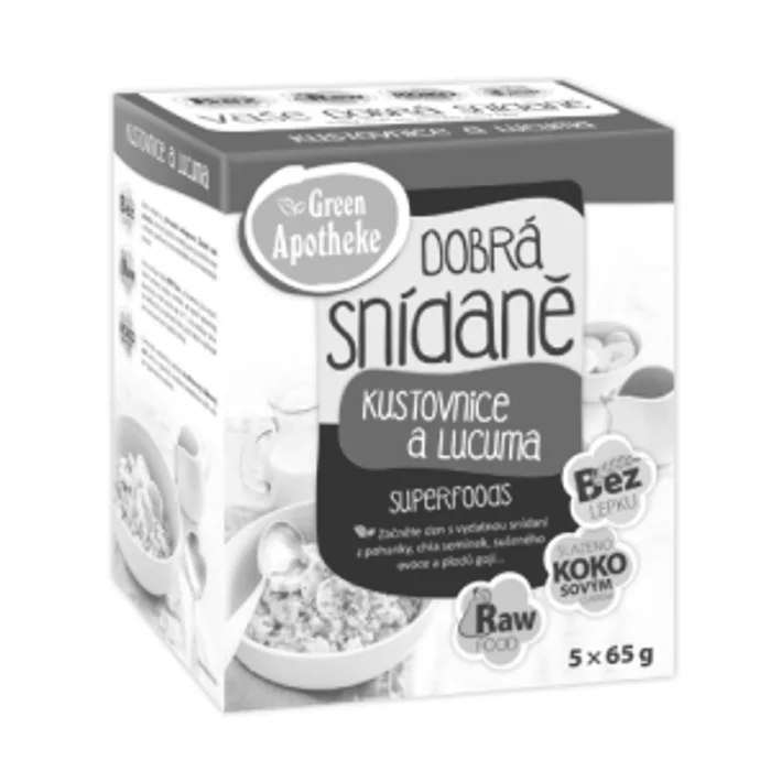 Green Apotheke Dobrá snídaně kustovnice a lucuma 5 x 65 g