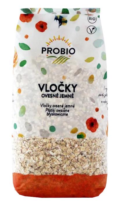 PROBIO Ovesné vločky jemné 500g BIO
