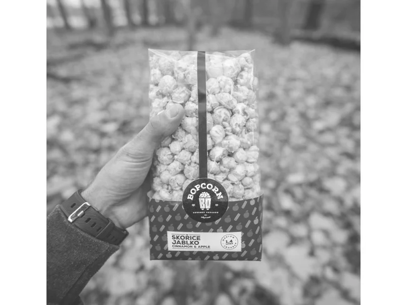 Bopcorn Jablko a skořice popcorn 1,4l (cca 180g)