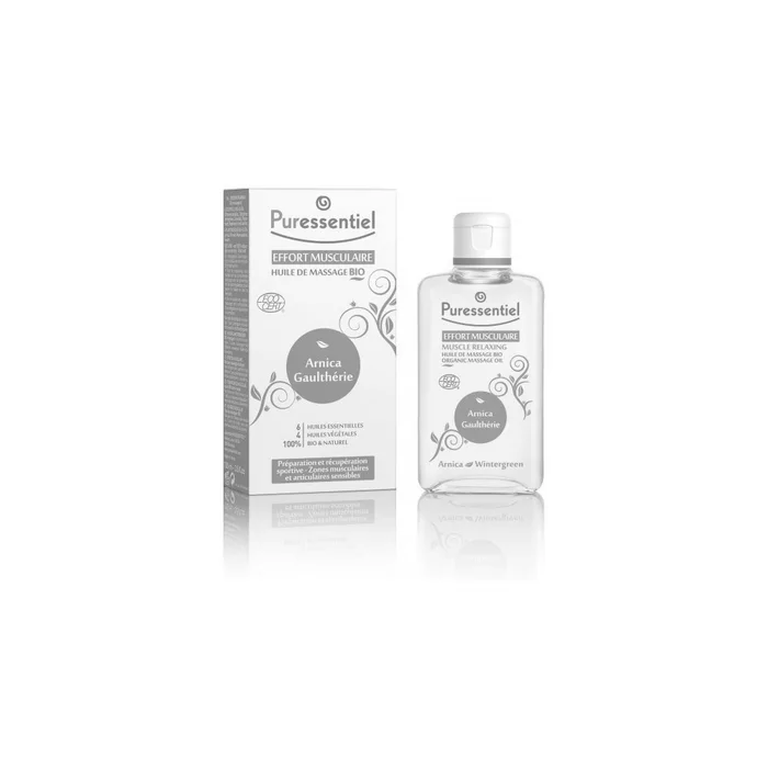 Puressentiel Masážní olej bio na unavené svaly a klouby 100ml