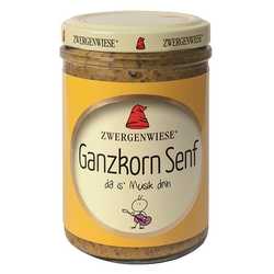 Zwergenwiese Hořčice z celých zrn 160 ml BIO