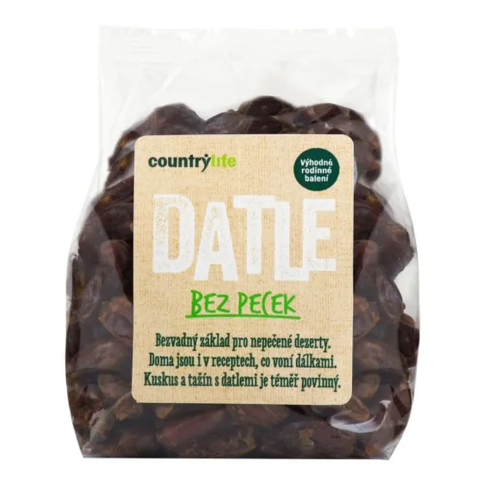 Country Life Datle bez pecek 500 g