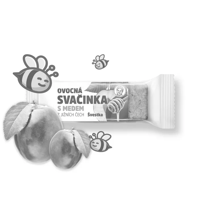 Jihočeská svačinka Ovocná svačinka s medem švestková 25 g