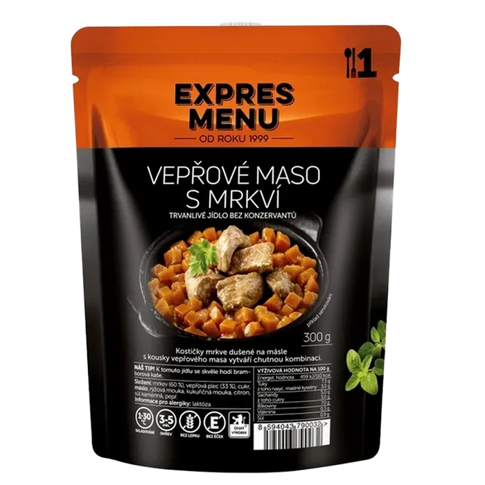 Expres Menu Vepřové s mrkví 300 g