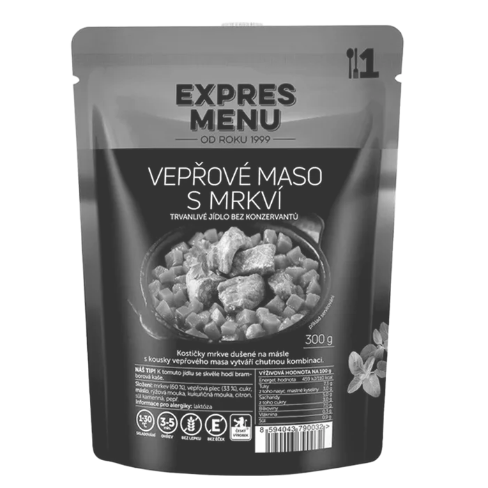 Expres Menu Vepřové s mrkví 300 g