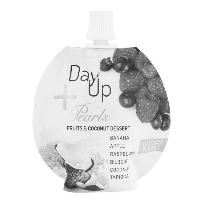 Day Up Dezert ovocný s kokosem, malinami a tapiokou 100 g