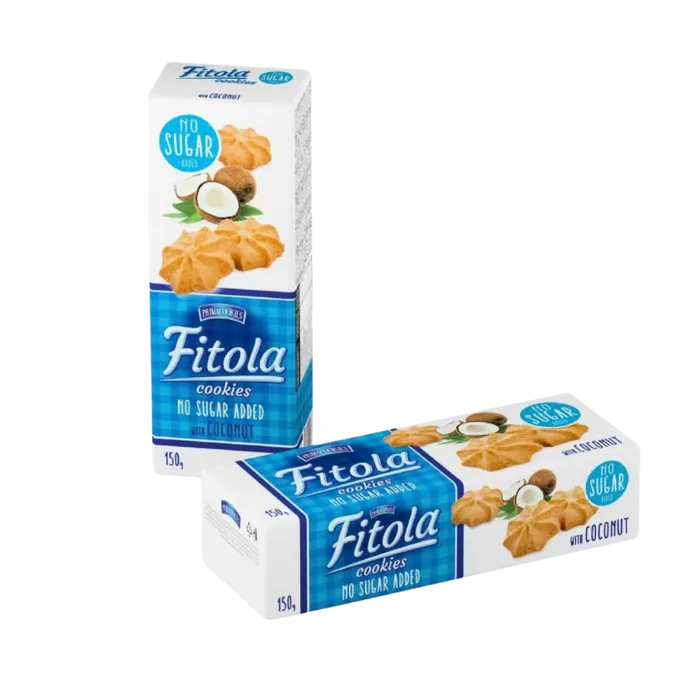 Fitola Sušenky s kokosem bez přidaného cukru 150 g