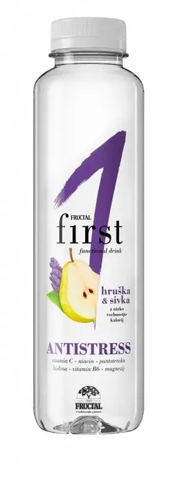 Fructal Funkční voda Antistres hruška a levandule 500 ml