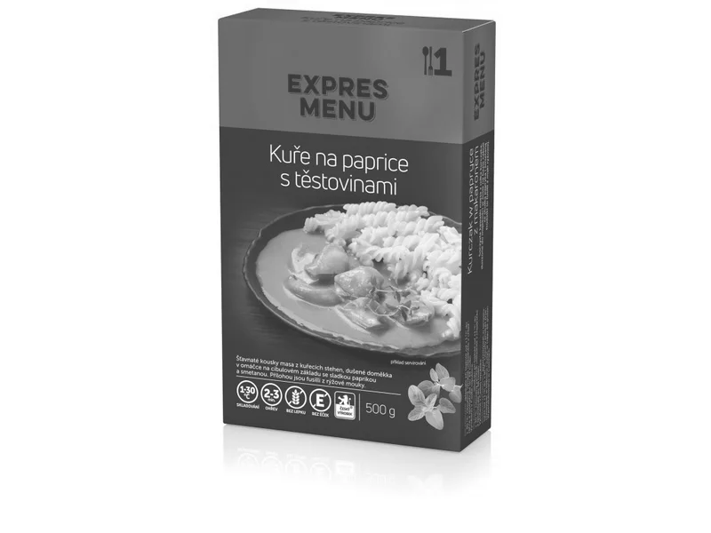Expres Menu Kuře na paprice s těstovinami 500 g