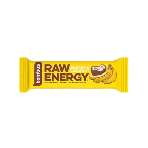 Bombus Raw Energy tyčinka banán a kokos 50 g