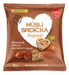 Semix Müsli srdíčka s pekanovými ořechy a javorovým sirupem 50 g