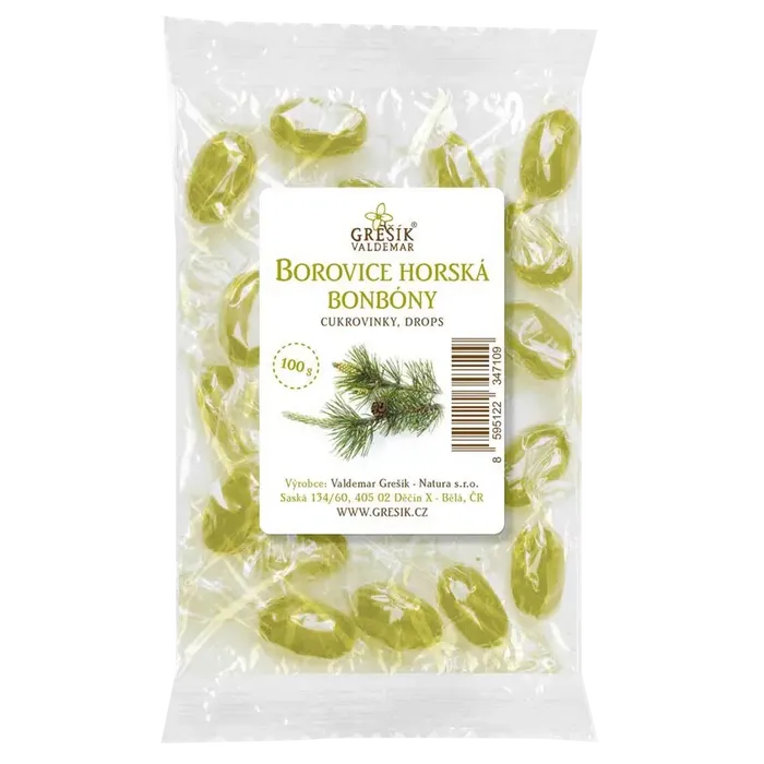Grešík Bonbony Borovice horská 100 g