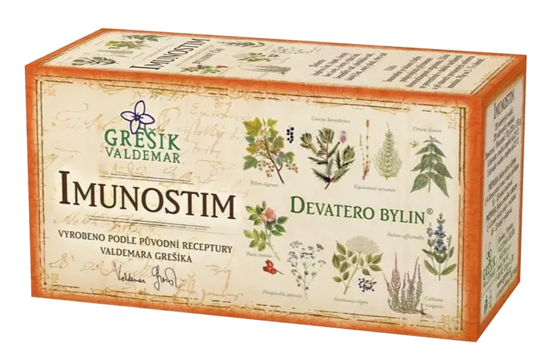 GREŠÍK Devatero bylin Imunostim čaj n.s. 20 x 1,5 g