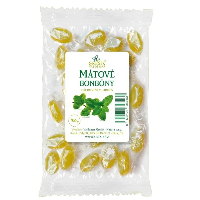 Grešík Mátové bonbony s citrónem 100g
