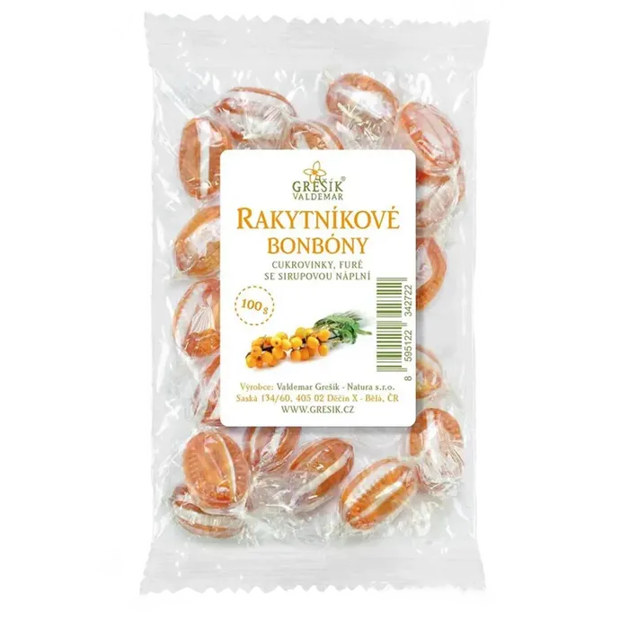 Grešík Rakytníkové bonbony 100 g