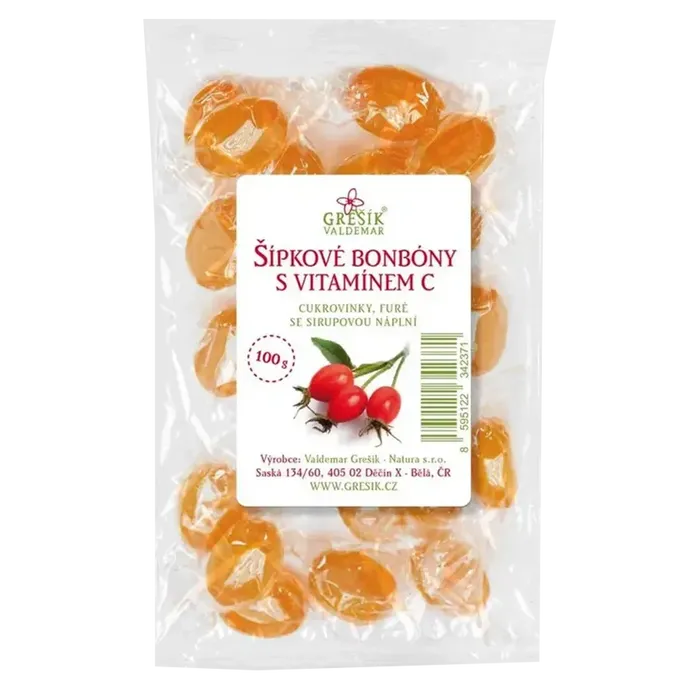 Grešík Šípkové bonbony s vitamínem C 100 g