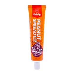 Grizly Arašídový krém slaný karamel v tubě 75 g