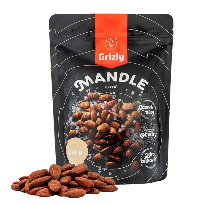 Grizly Mandle uzené 250 g